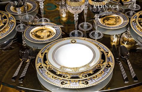 versace checkered table|versace italian tableware label.